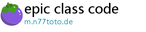 epic class code